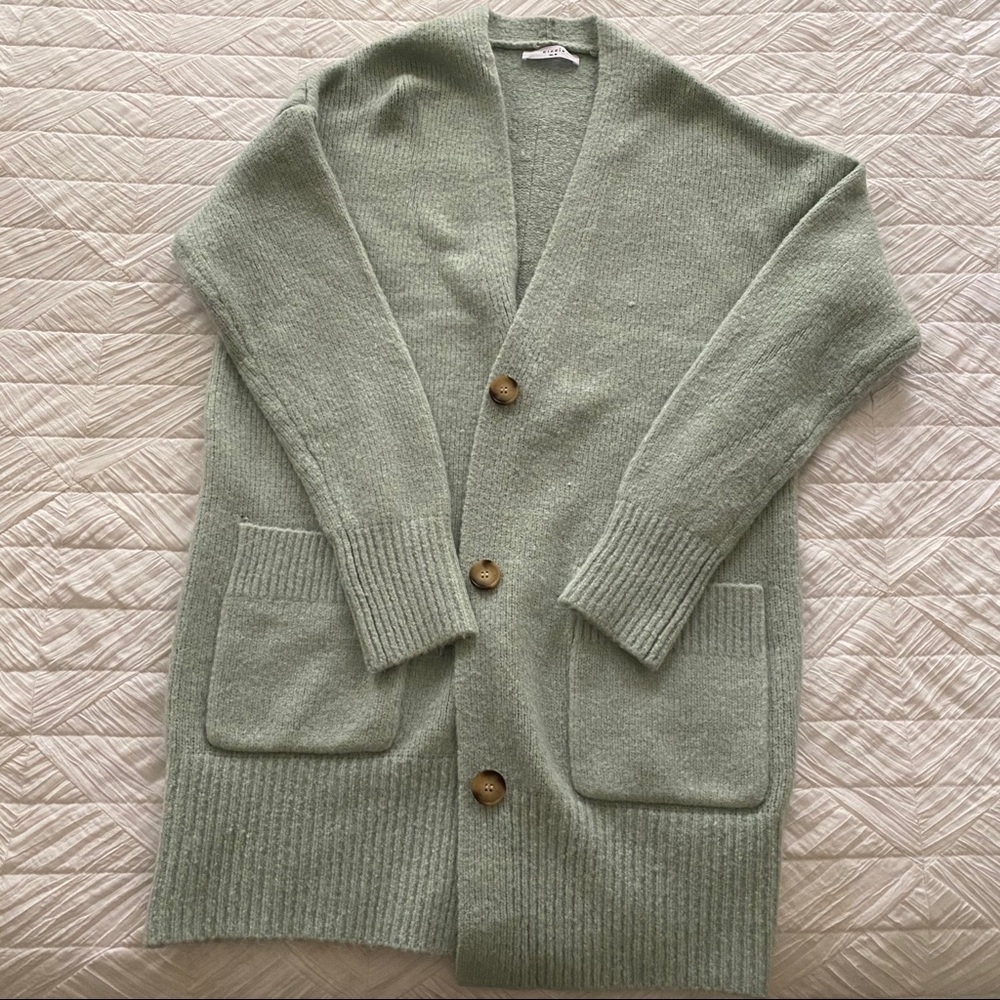 Elodie Mint Green Cardigan